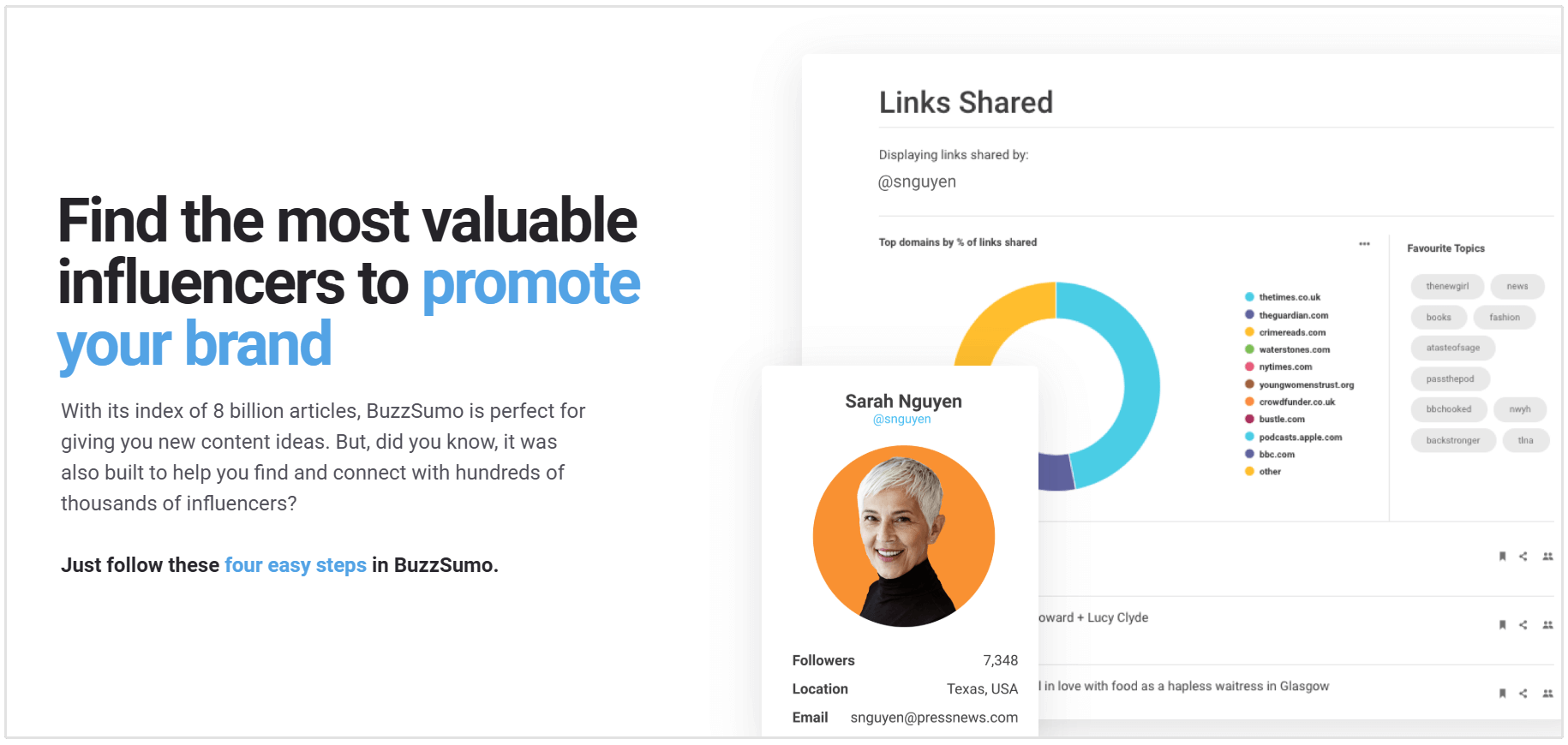 Ricerca link Buzzsumo